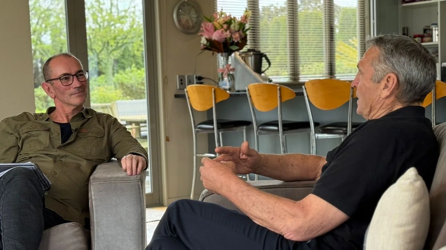 A business storyteller in conversation